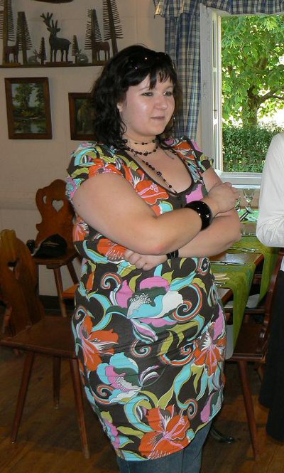 Photo de Frédérique avant son opération de chirurgie de l'obésité